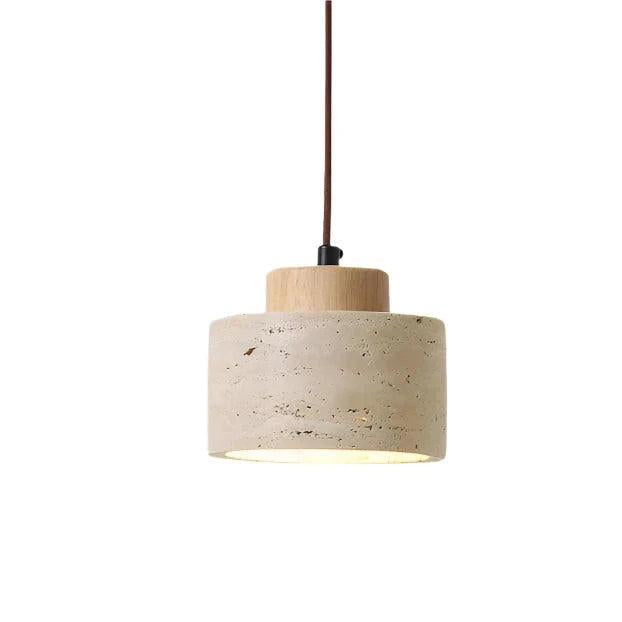 Nordic Minimalist Travertine Pendant Lamp For Kitchen
