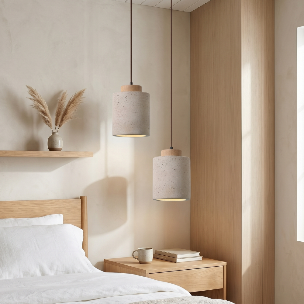 Nordic Minimalist Travertine Pendant Lamp For Kitchen
