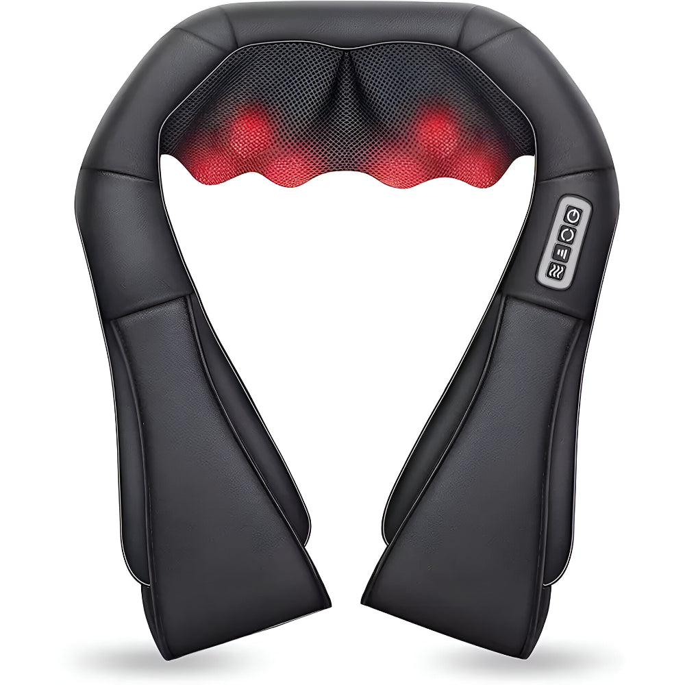 Elektrisk Shiatsu-nakkemassager med omsluttende design — dyb trykaflastning