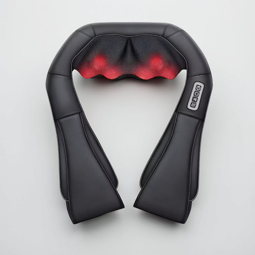 Elektrisk Shiatsu-nakkemassager med omsluttende design — dyb trykaflastning