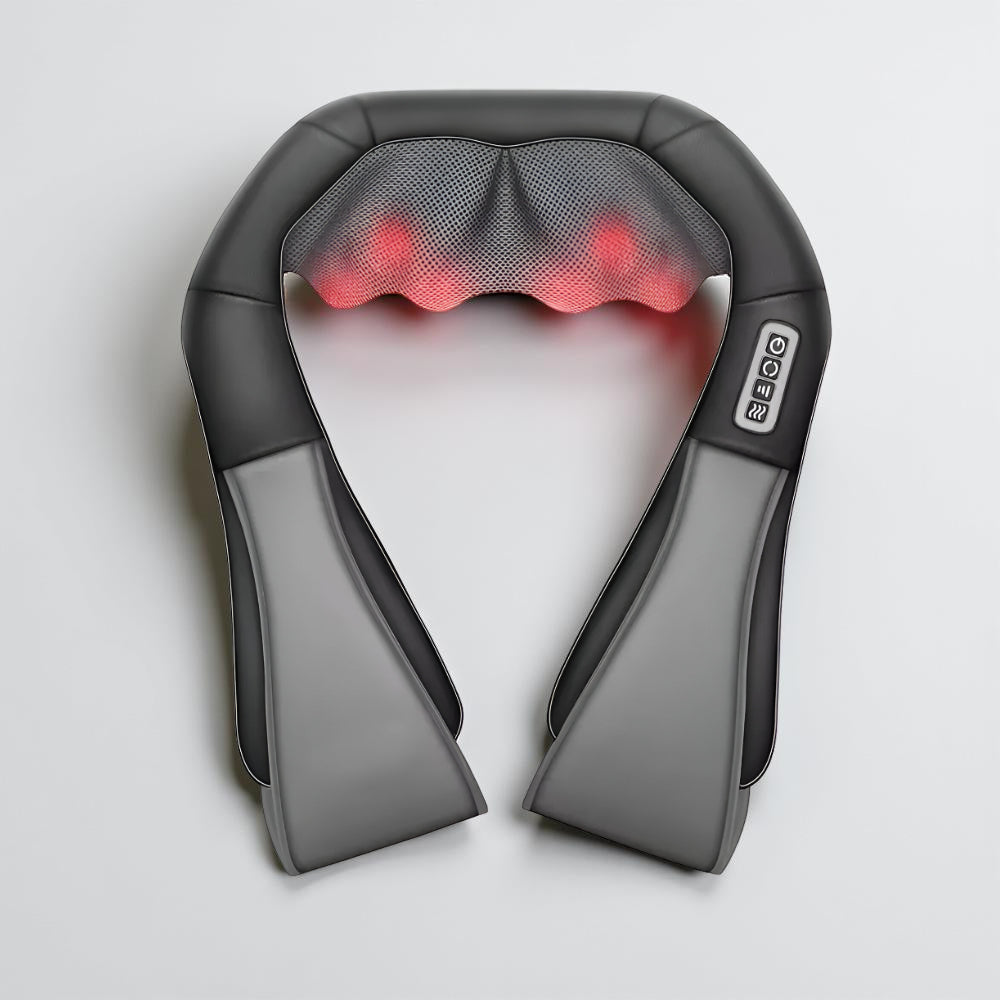 Elektrisk Shiatsu-nakkemassager med omsluttende design — dyb trykaflastning