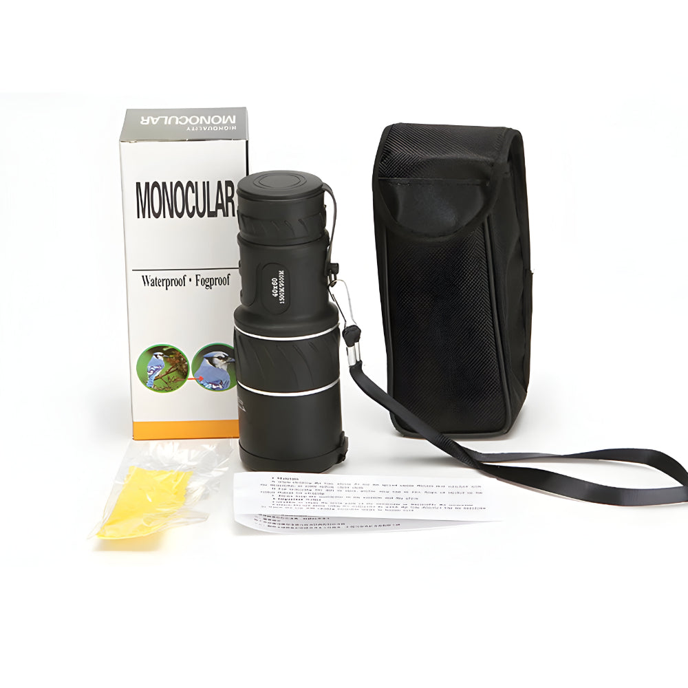 Multi-Coated Glass Optical Zoom Monocular — Day and Low Light Night Vision Lens