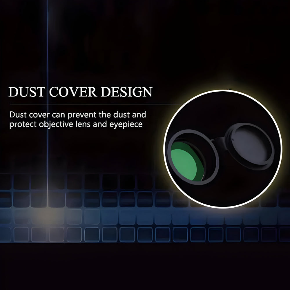 Multi-Coated Glass Optical Zoom Monocular — Day and Low Light Night Vision Lens