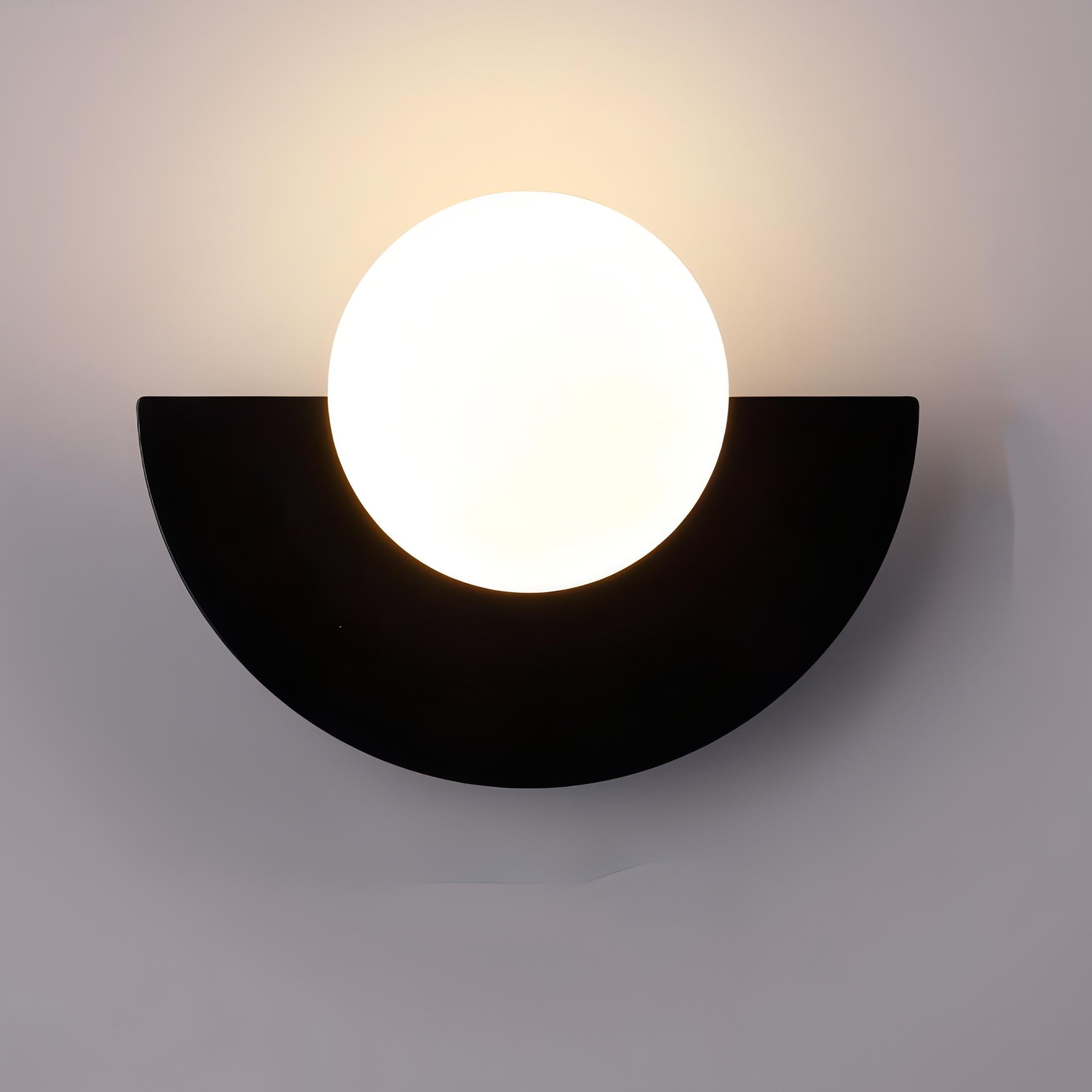 Nivira Semicircular Indoor Wall Lamp With Integrated LED