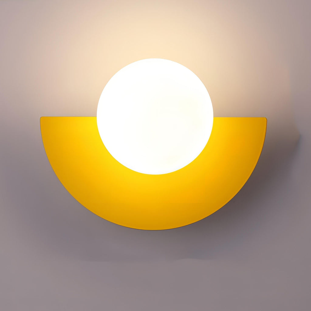 Nivira Semicircular Indoor Wall Lamp With Integrated LED