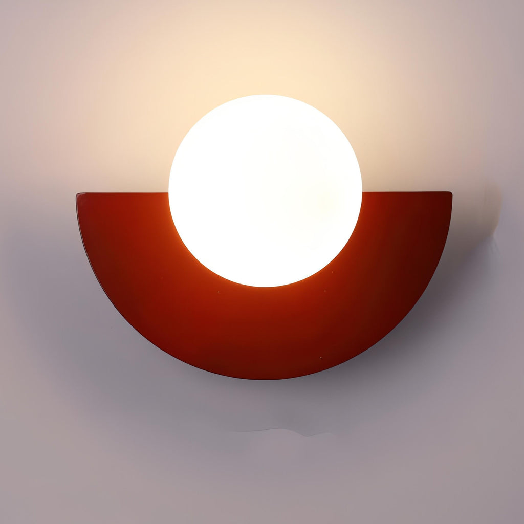 Nivira Semicircular Indoor Wall Lamp With Integrated LED