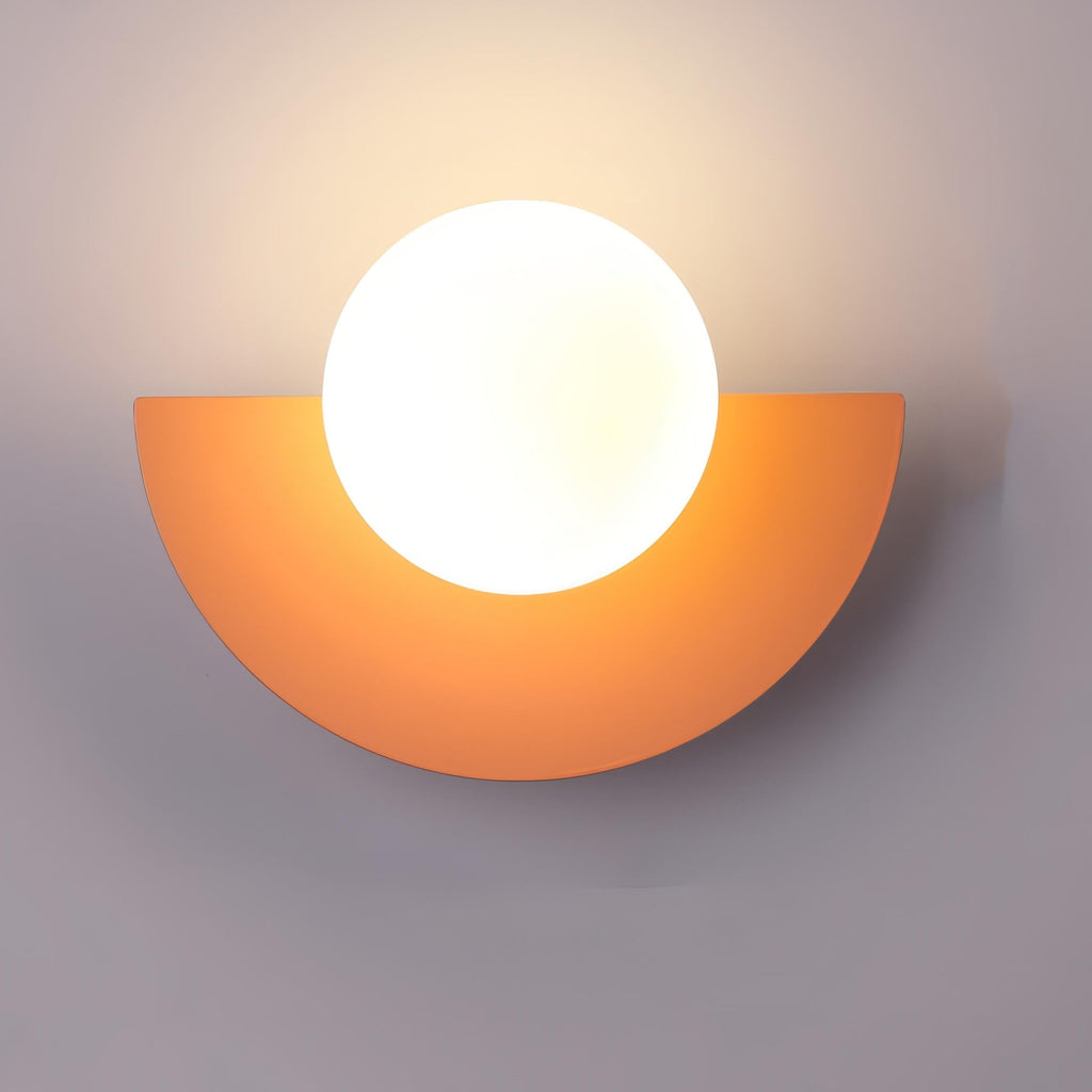 Nivira Semicircular Indoor Wall Lamp With Integrated LED