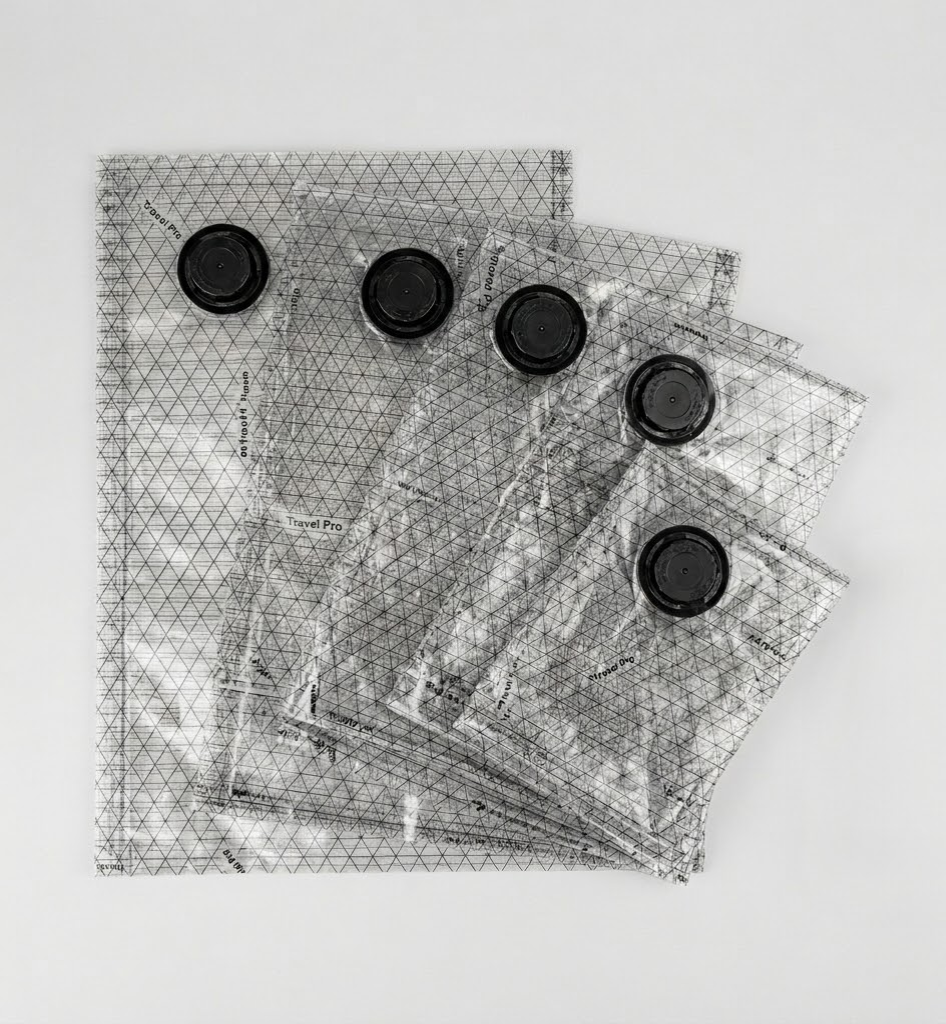 Vacuum Storage Bags Cordless Pump Travel Packing Set | Meowbutter