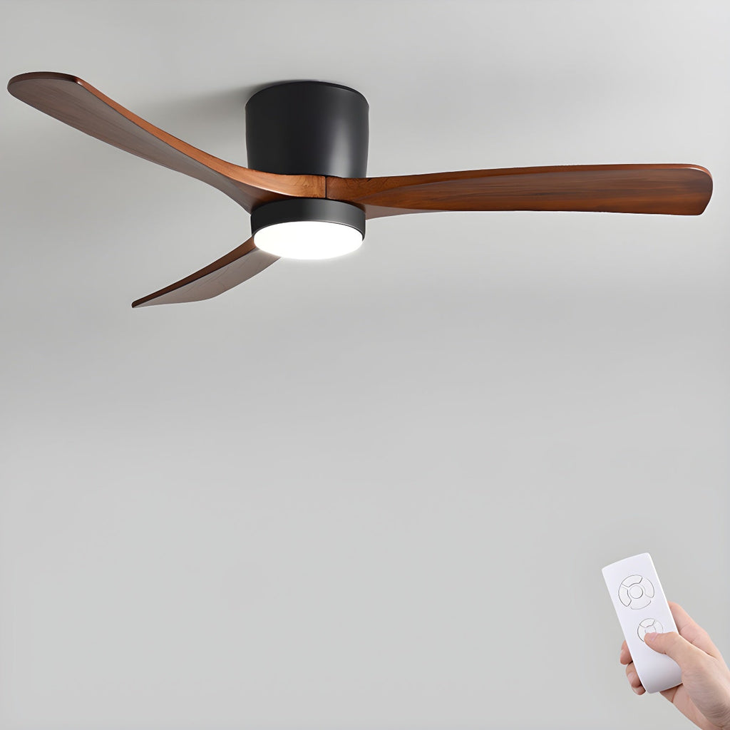 Nodric Ceiling Fan Light With Dimmable LED And Remote Control