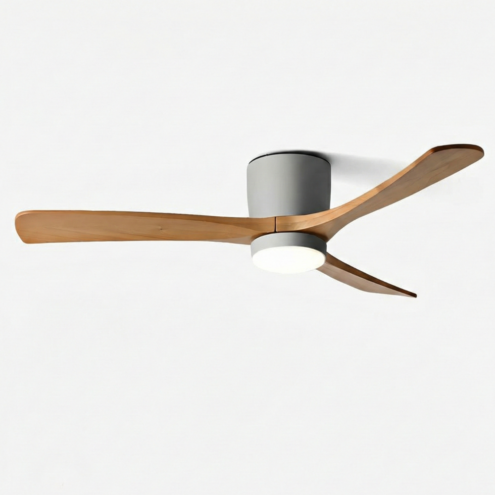 Nodric Ceiling Fan Light With Dimmable LED And Remote Control