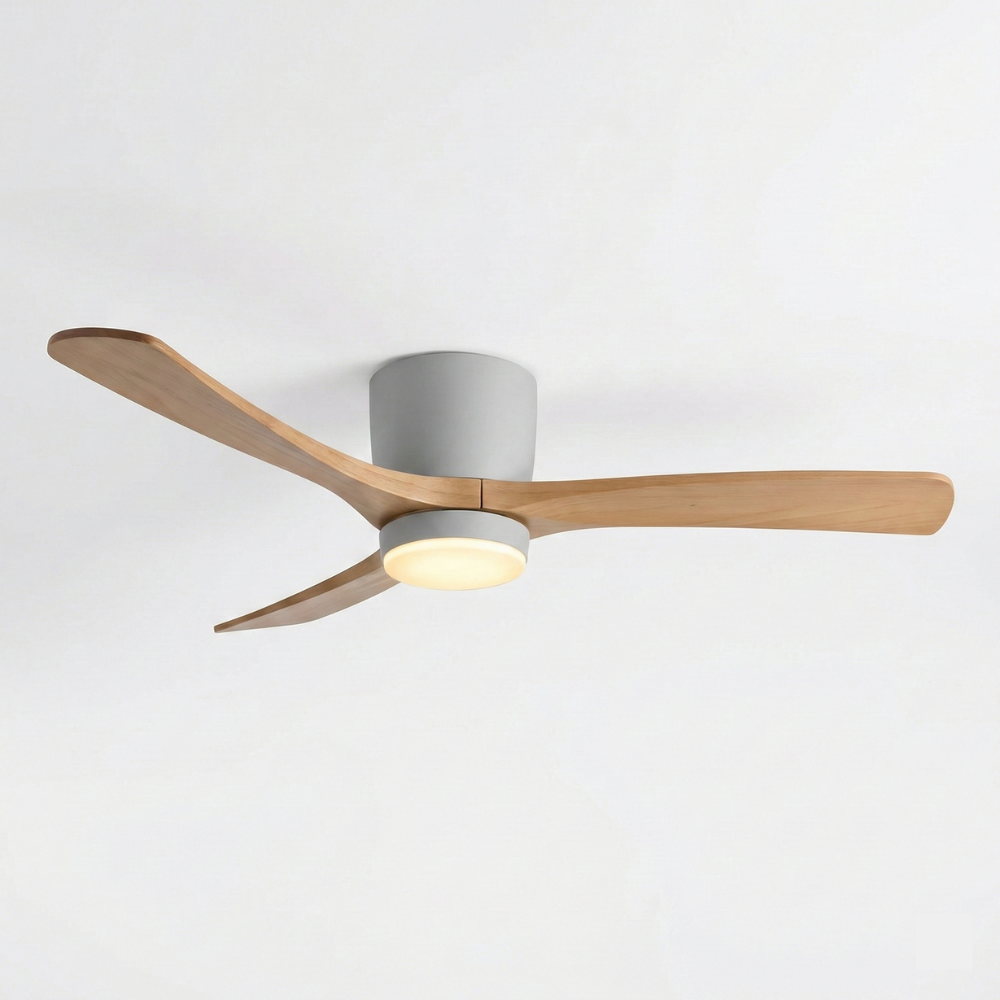 Nodric Ceiling Fan Light With Dimmable LED And Remote Control