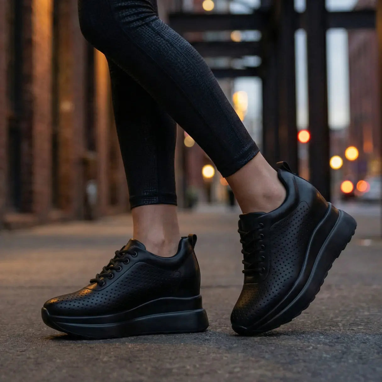 Noira 10cm Height Elevation Footwear For Women Everyday