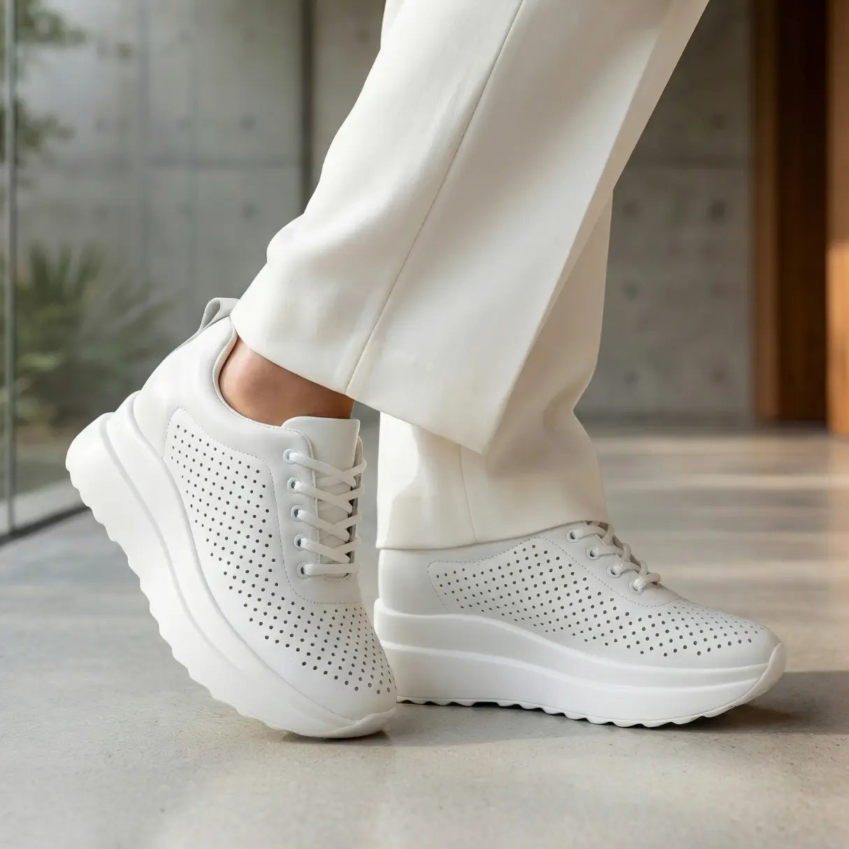 Noira 10cm Height Elevation Footwear For Women Everyday