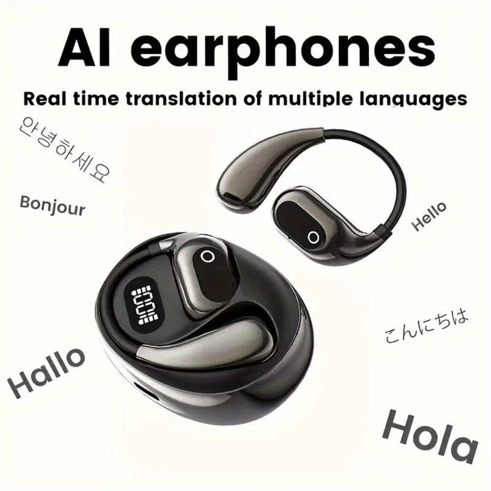Earbuds Wireless Translator Noise Cancelling Bluetooth Headset | Meowbutter