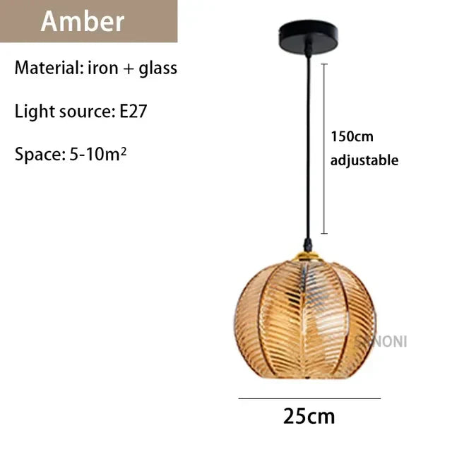 GlassSculpt - Glass Chandelier Lamp
