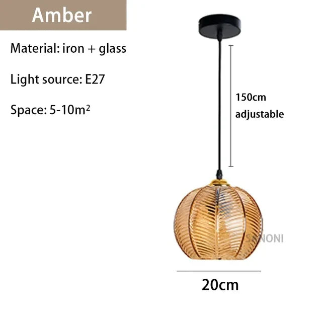 GlassSculpt - Glass Chandelier Lamp