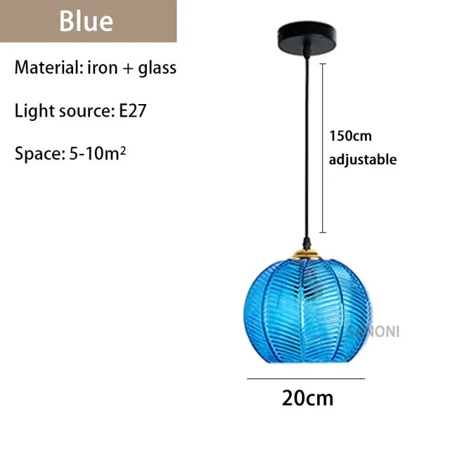 GlassSculpt - Glass Chandelier Lamp