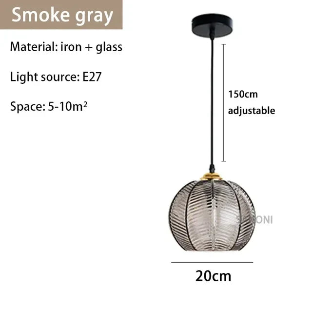 GlassSculpt - Glass Chandelier Lamp