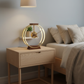 Nordic LED Clock Desk Lamp For Bedroom And Living Room Accent Light