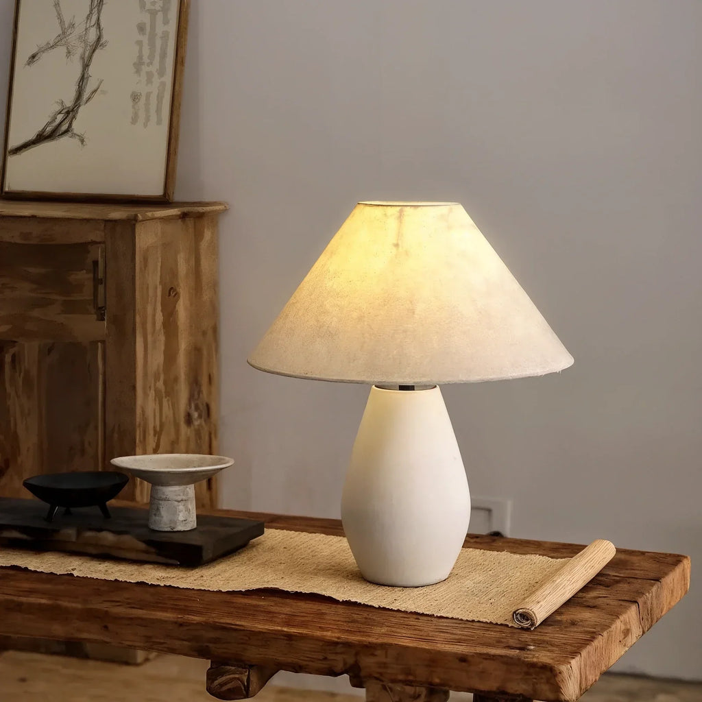 Nordic Elegance Table Lamp With LED Lighting For Modern Interiors