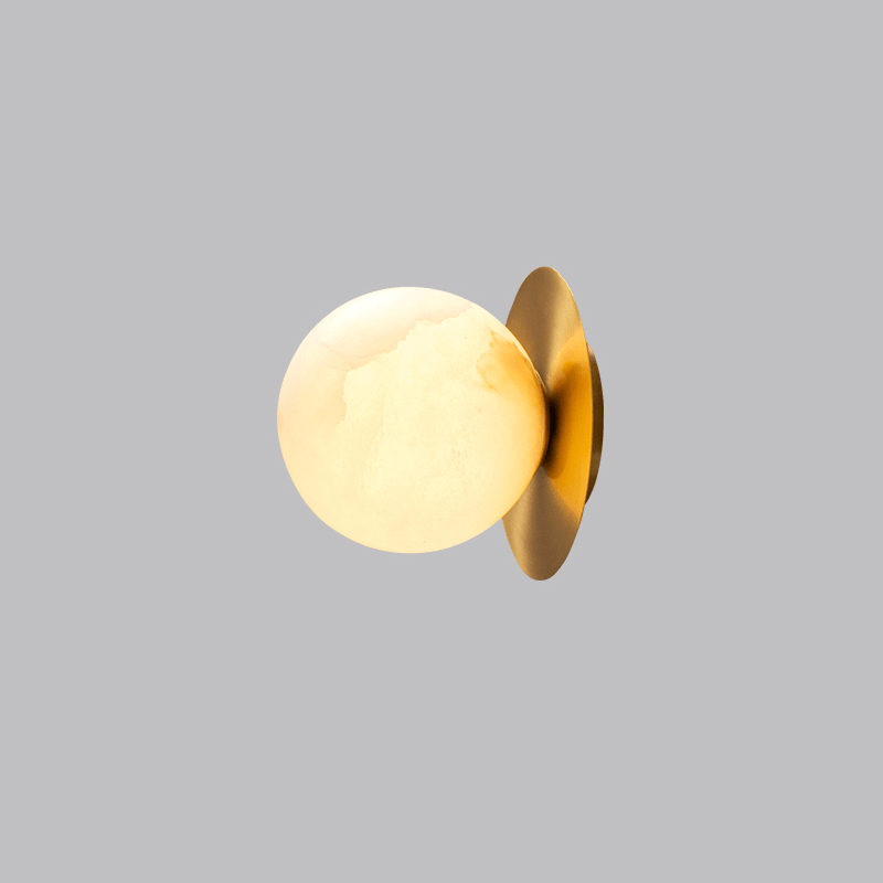 Alabaster Nordic Wall Light for Elegant Indoor Illumination