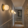 Alabaster Nordic Wall Light for Elegant Indoor Illumination