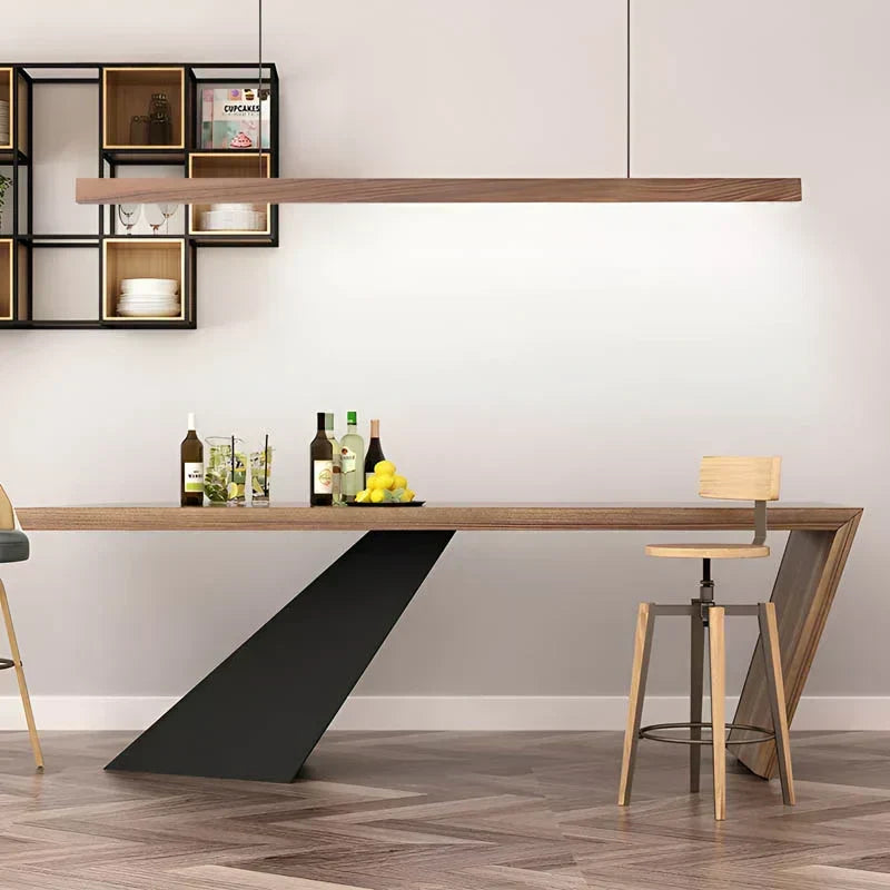Gindo-pendellampe i træ til bardisk — skandinavisk minimalistisk design
