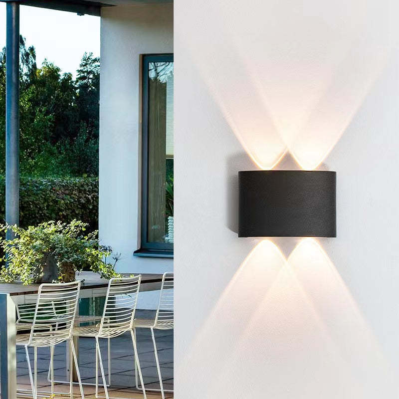 Outdoor Wall Lamp Rectangular LED IP65 Waterproof Up And Down Light For Terrace And Garden