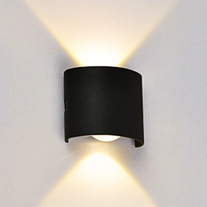 Outdoor Wall Lamp Rectangular LED IP65 Waterproof Up And Down Light For Terrace And Garden