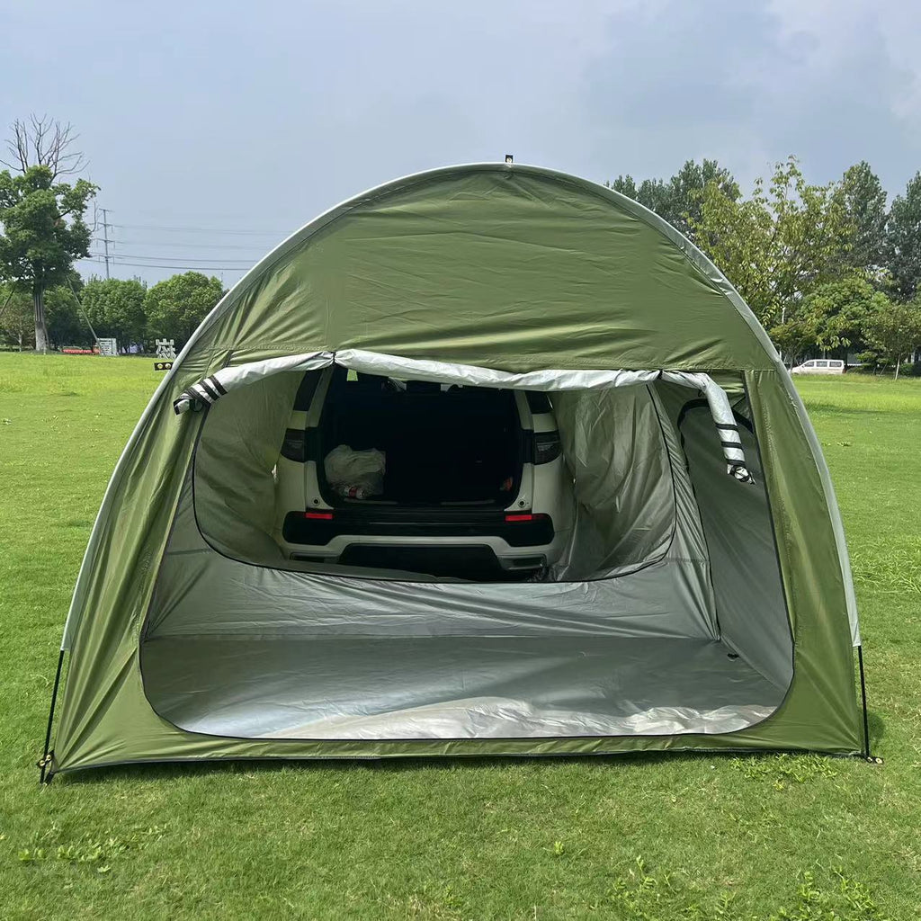 Tenda de Campismo - Design 2x2m - Duas Portas e Janelas - Abrigo Portátil para Exterior | meowbutter