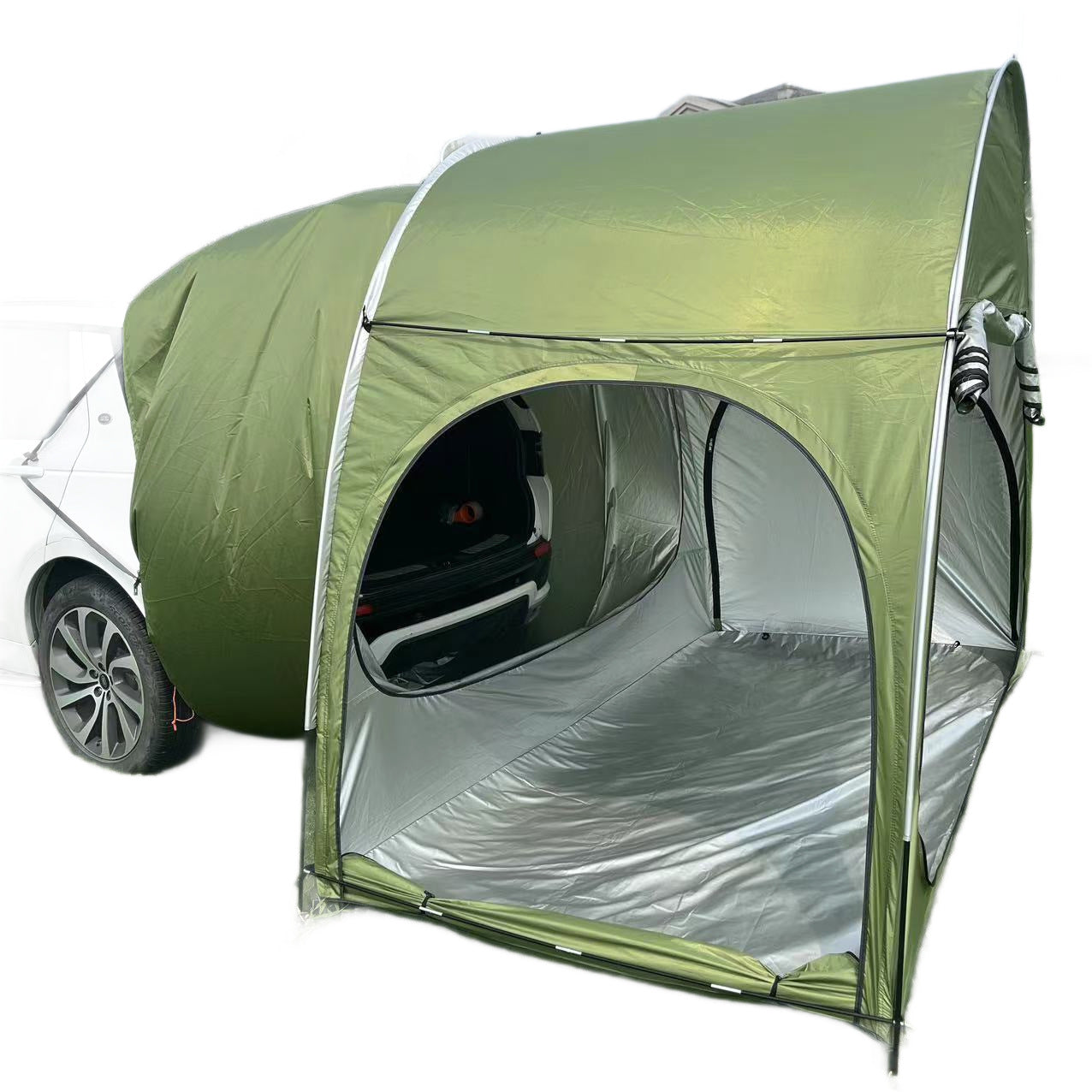 Tenda de Campismo - Design 2x2m - Duas Portas e Janelas - Abrigo Portátil para Exterior | meowbutter