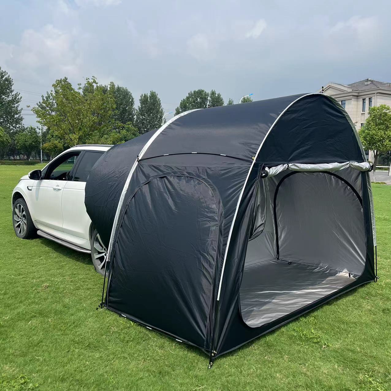Tenda de Campismo - Design 2x2m - Duas Portas e Janelas - Abrigo Portátil para Exterior | meowbutter