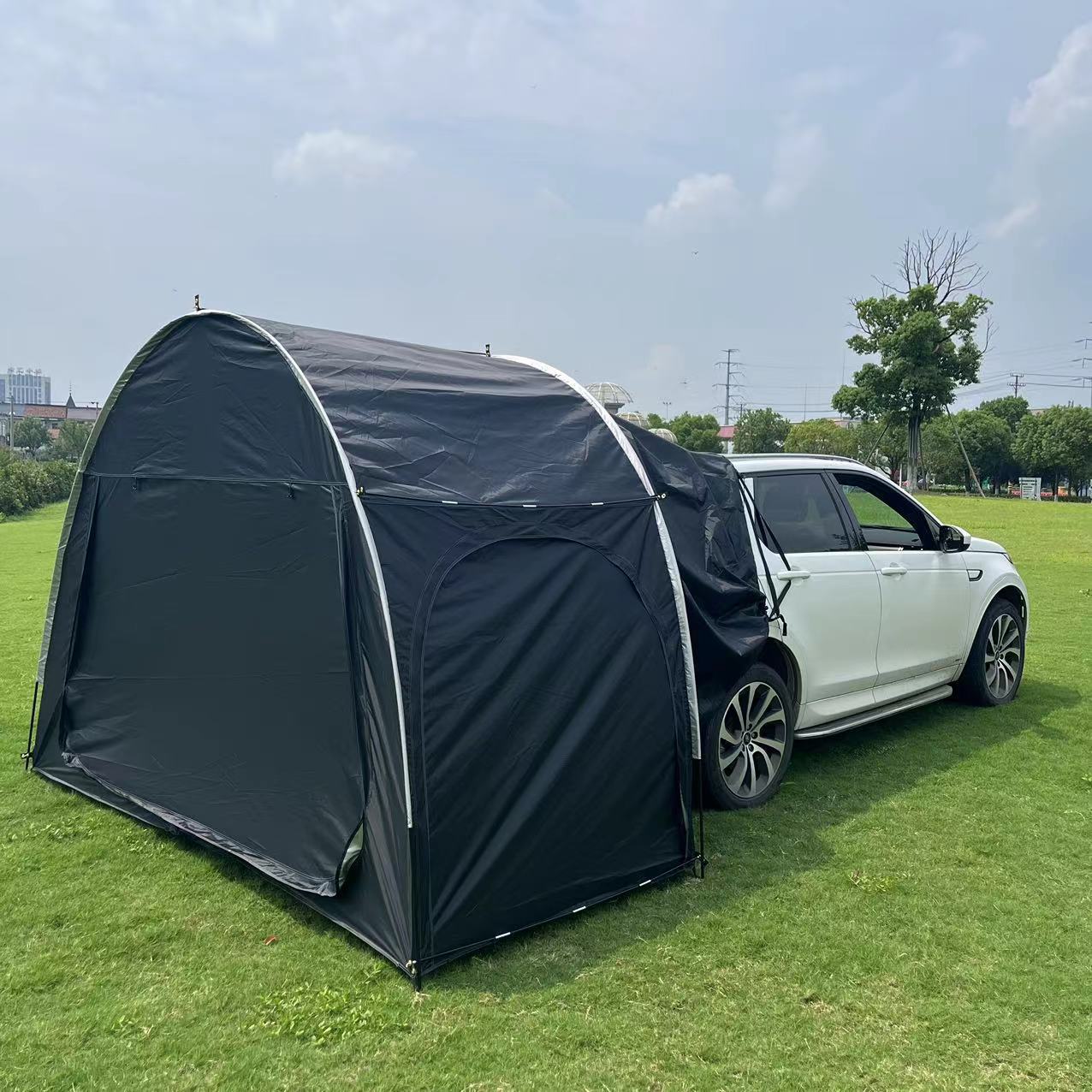 Tenda de Campismo - Design 2x2m - Duas Portas e Janelas - Abrigo Portátil para Exterior | meowbutter