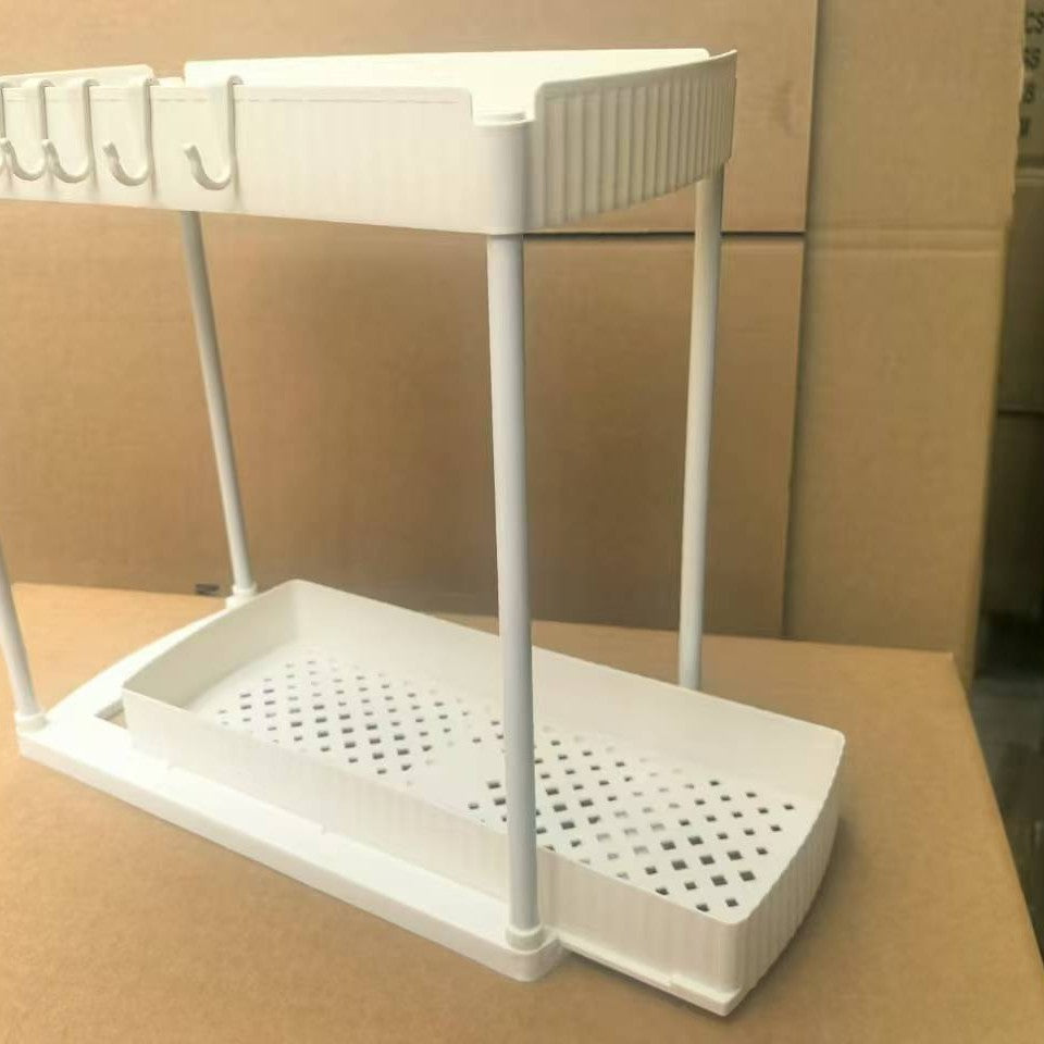 Under-sink organizer sæt 2 stk. multifunktionelle opbevaringsskuffer | Meowbutter