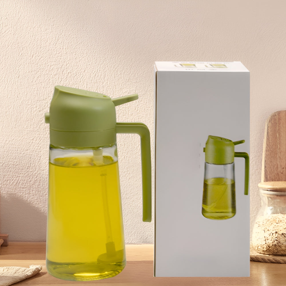 Olieforstøver i glas, genopfyldelig oliebeholder til køkkenet | Meowbutter