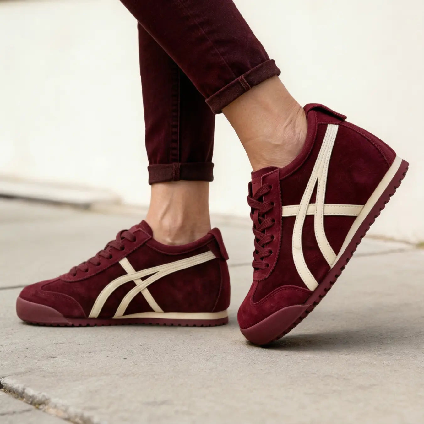 Onilift 6cm Elevation Shoes With Suede Upper For Everyday Wear