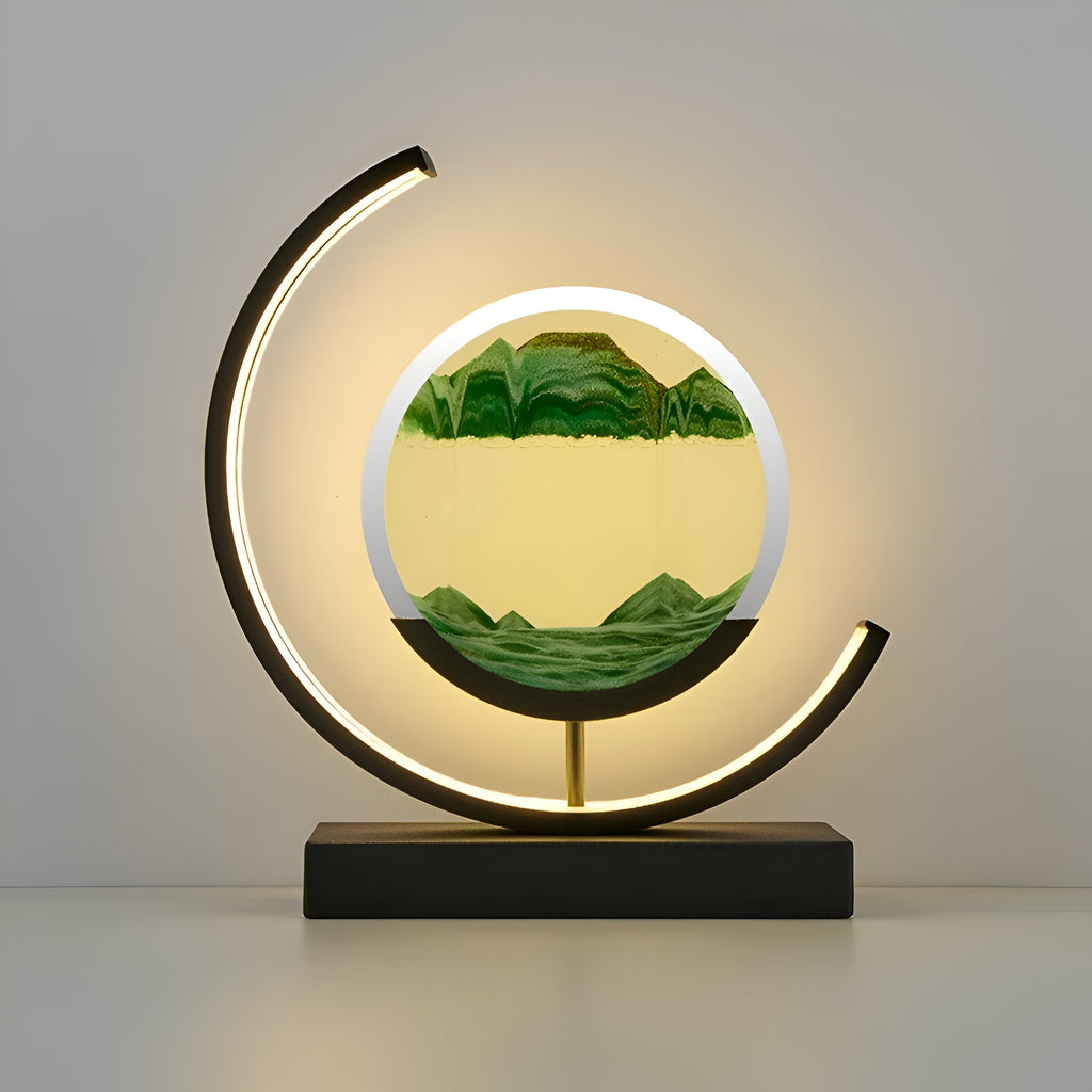 DuneLume | App-Controlled LED Sand Lamp with Remote and Three Color Modes