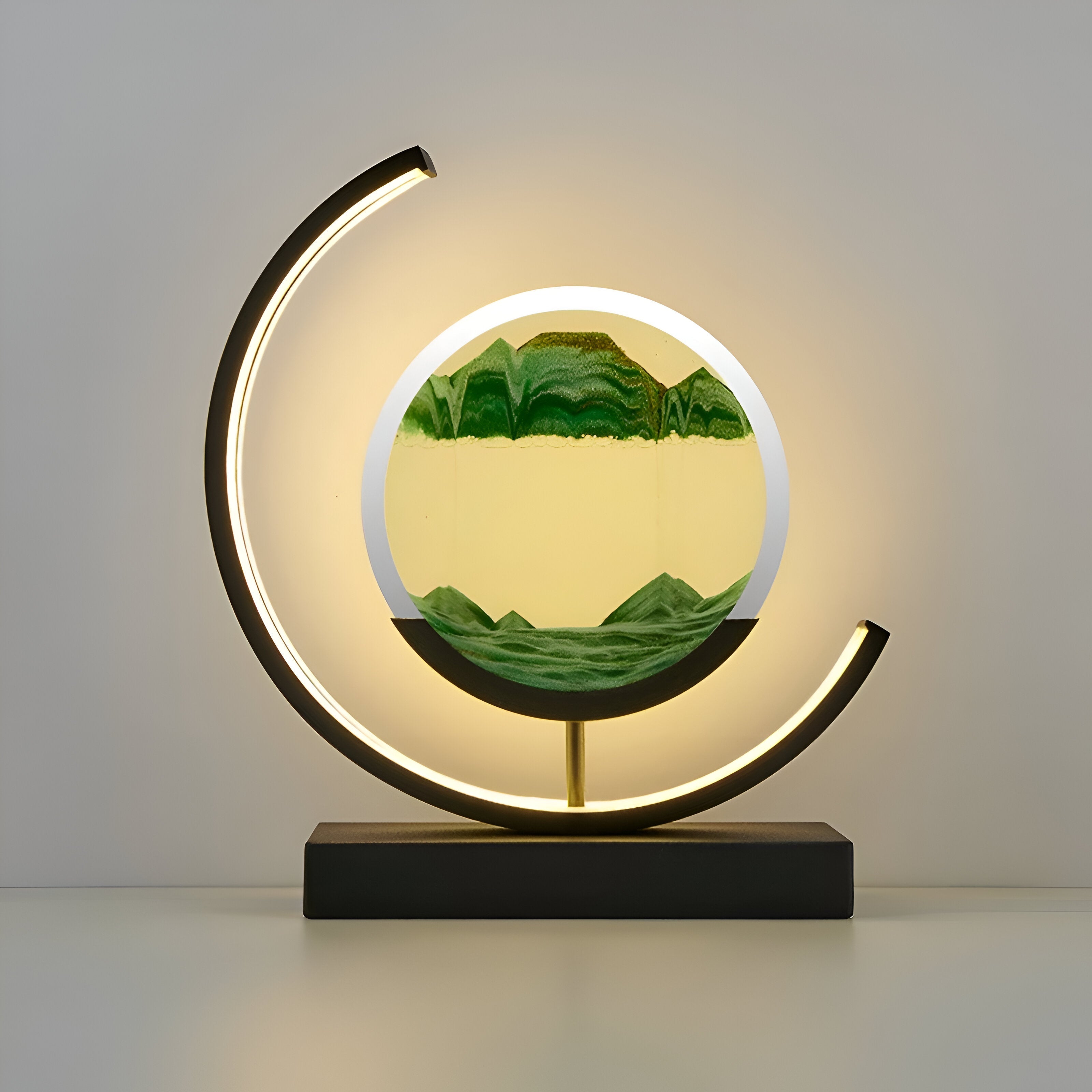 DuneLume | App-Controlled LED Sand Lamp with Remote and Three Color Modes