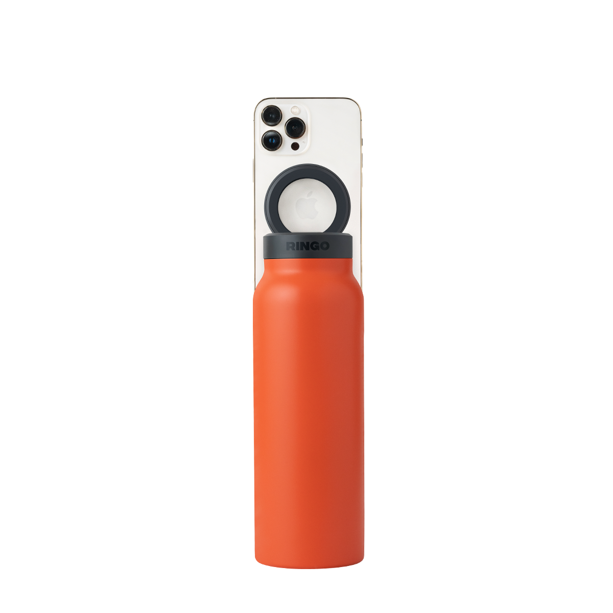 Water Bottle With Magnetic Lid And Phone Holder On The Go