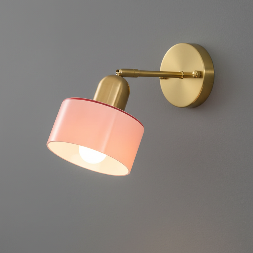 Oriva Glass Wall Lamp With Graphic Form For Modern Interiors
