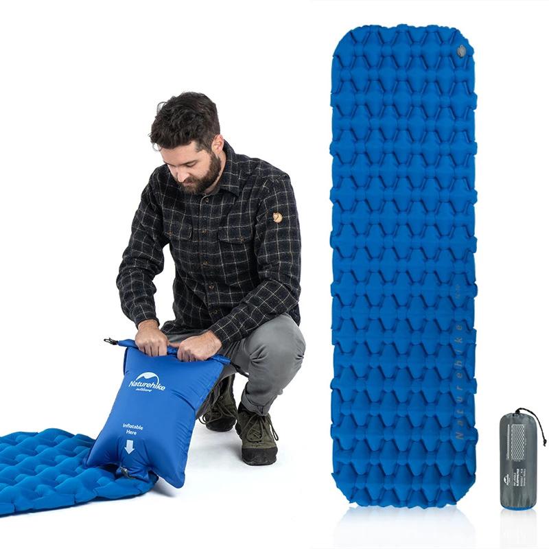 オールシーズン対応ポータブルエアマットレス — 防水外装レイヤー、軽量で耐久性の高い構造