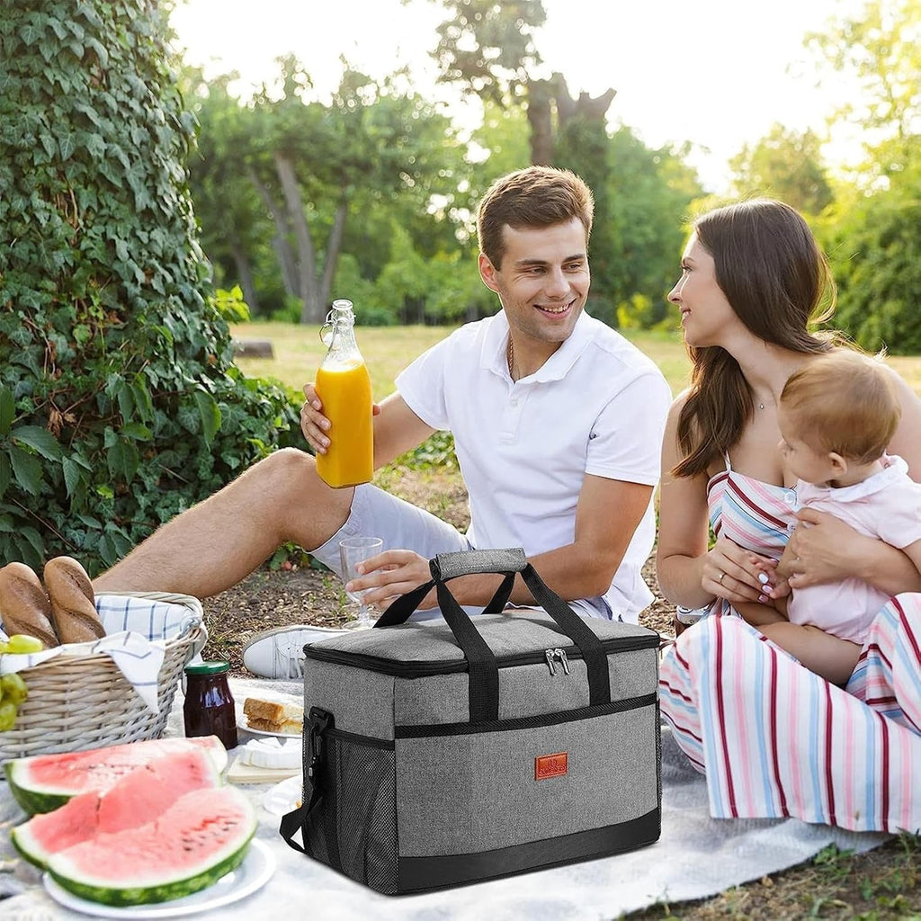 33L Insulated Waterproof Cooler Bag — Soft-Sided Thermal Carrier