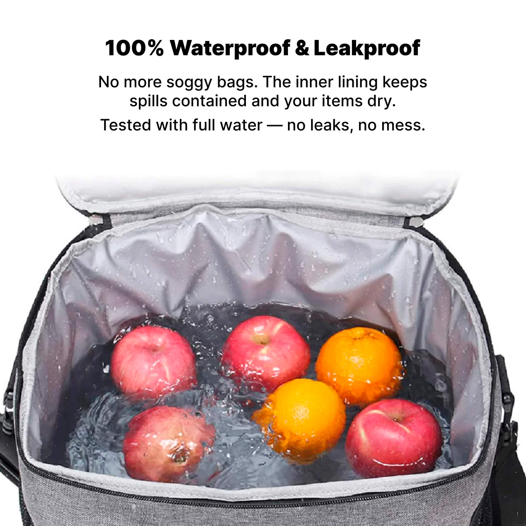 33L Insulated Waterproof Cooler Bag — Soft-Sided Thermal Carrier