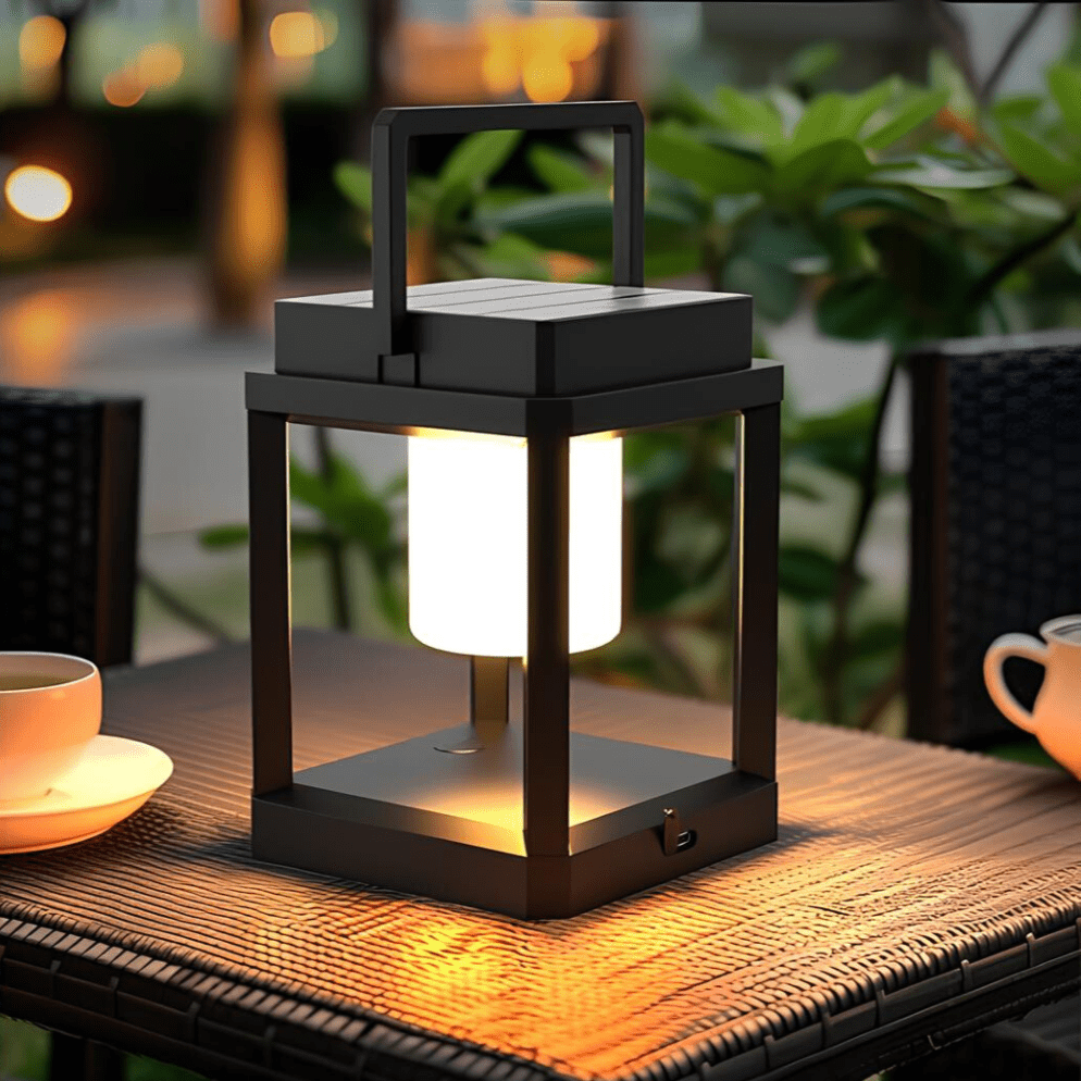 Adjustable Brightness Solar Lantern For Outdoors IP44 Waterproof Garden Light