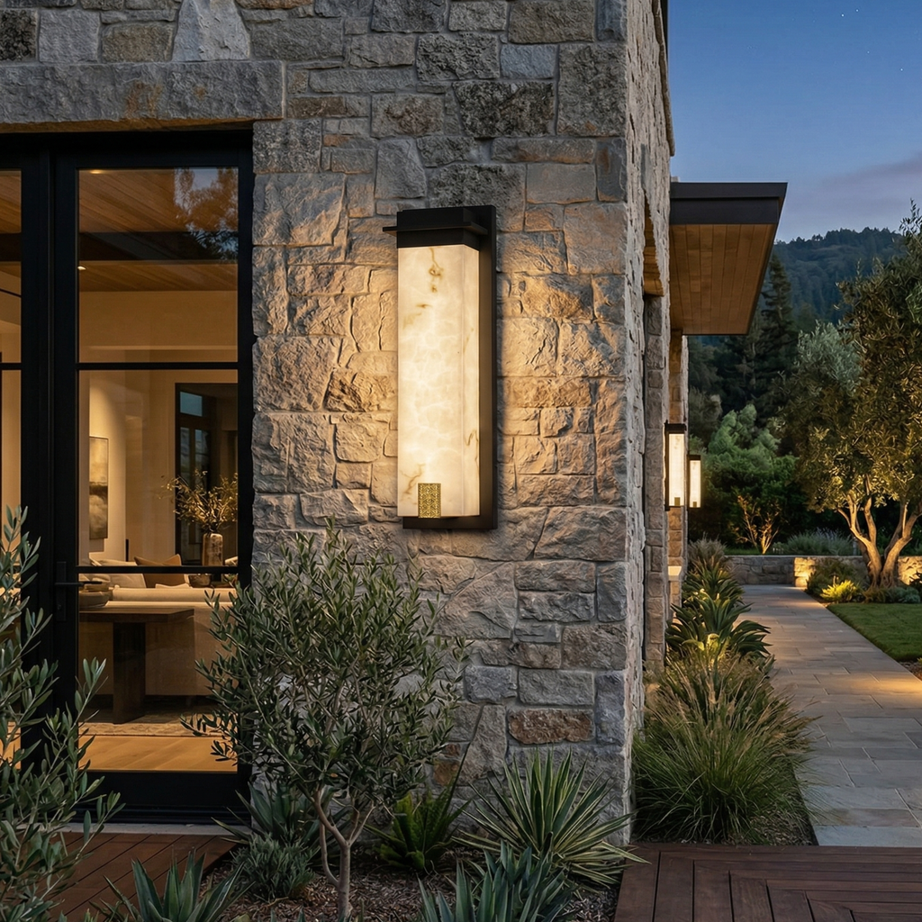 Luz de Parede Exterior com Classificação IP65 Proporciona Iluminação Fiável