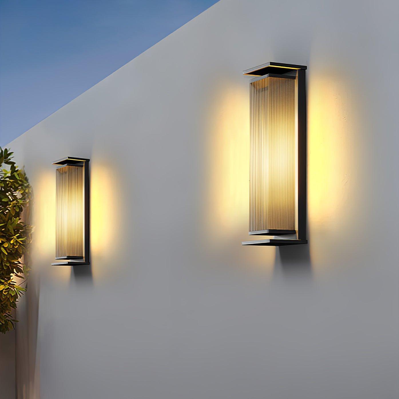 Lampada da parete esterna dimmerabile con LED integrato, impermeabile IP65