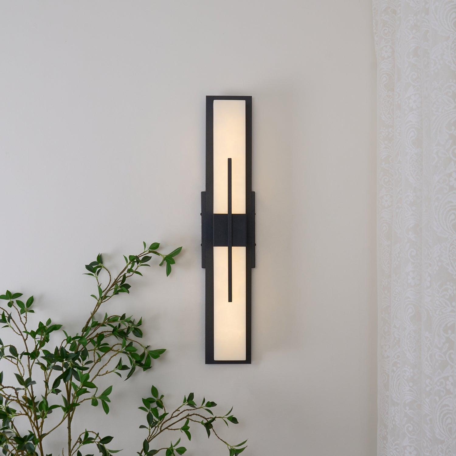 Lanterna da parete esterna in acciaio inox con LED integrato e classificazione IP65