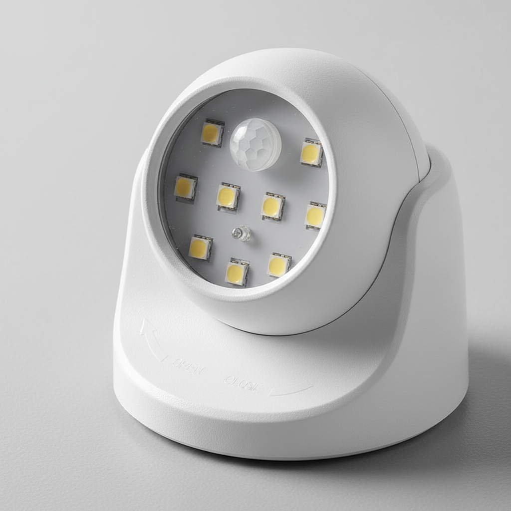 مصباح أمان LED لاسلكي MotionGlow مزود بكاشف حركة PIR