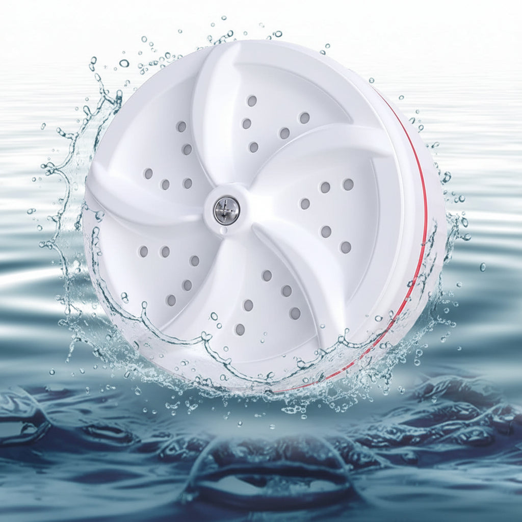 Portable USB Ultrasonic Clothes Washer — Compact Cleaning Device