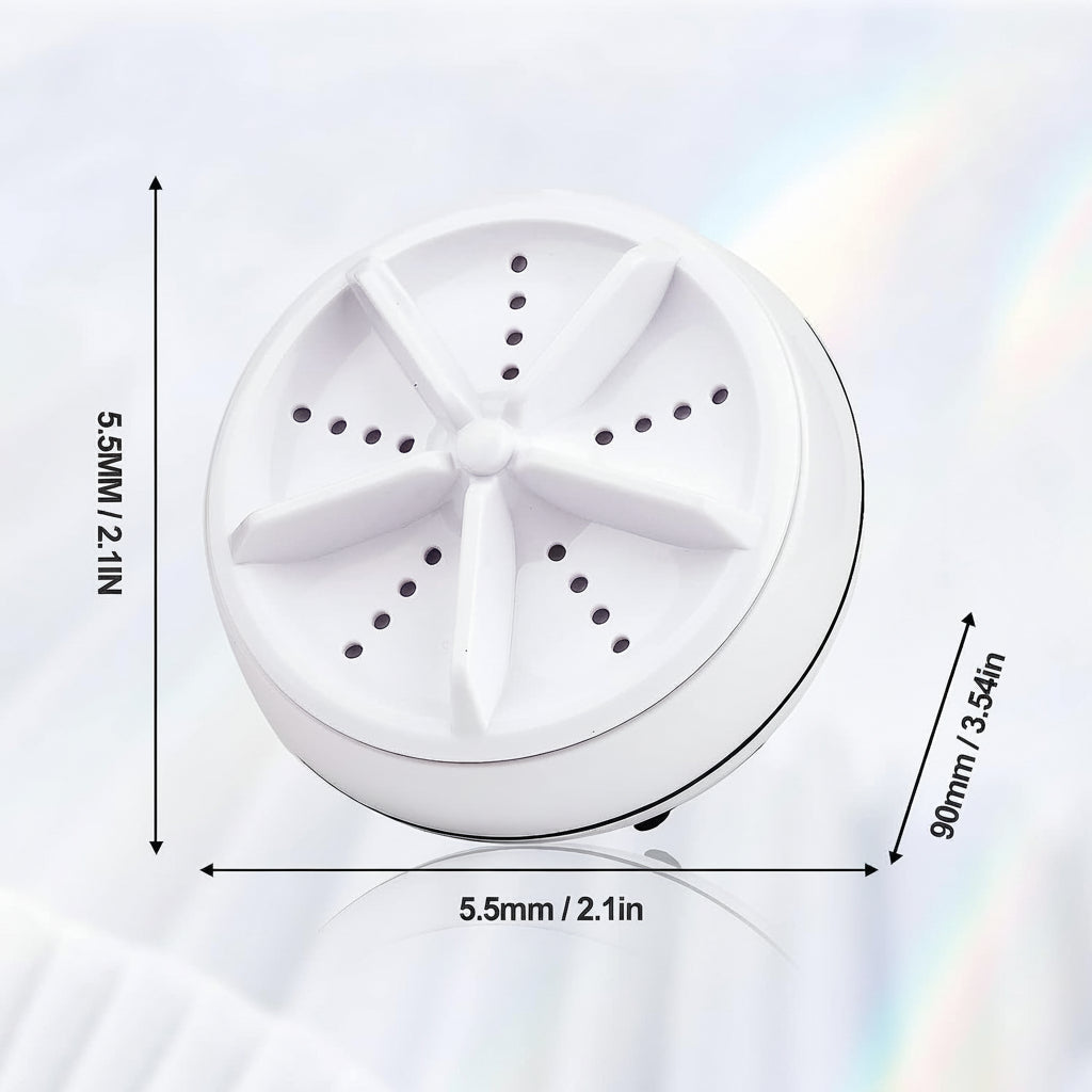 Portable USB Ultrasonic Clothes Washer — Compact Cleaning Device